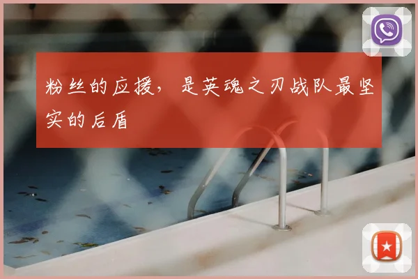 粉丝的应援,是英魂之刃战队最坚实的后盾